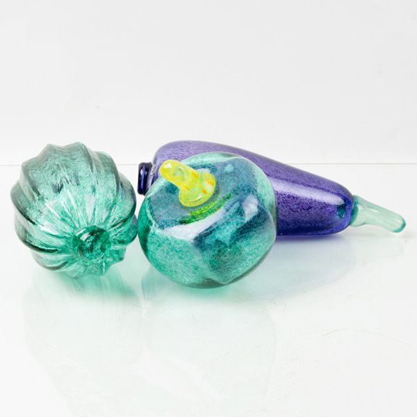 GUNNEL SAHLIN, 3 st, skulpturer, glas, Kosta Boda, 1900-/2000-tal