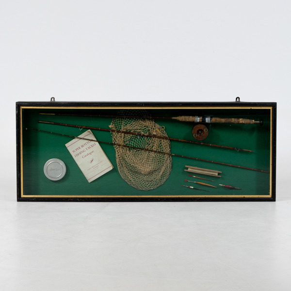 DIORAMA, med samling fiskeredskap, 1900-talets första hälft