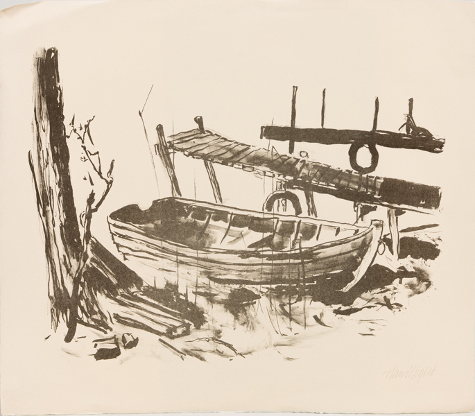 HANS WIGERT (1932-2015), litografi, signerad