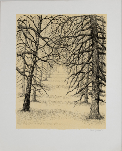 RUNE GRÖNJORD (född 1934), färglitografi, signerad och daterad -76
