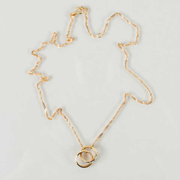 COLLIER, 14k guld, vikt ca 2,3 g