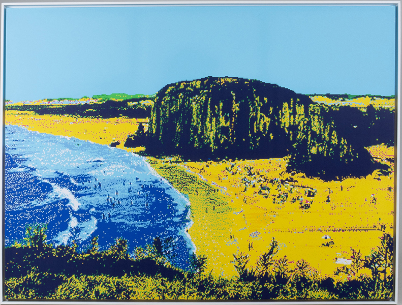 OKÄND KONSTNÄR, oljetryck på duk, 2000-tal, ca 165 x 205 cm