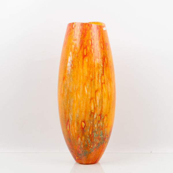 KJELL ENGMAN, vas, glas, "Dino", Kosta Boda, signerad