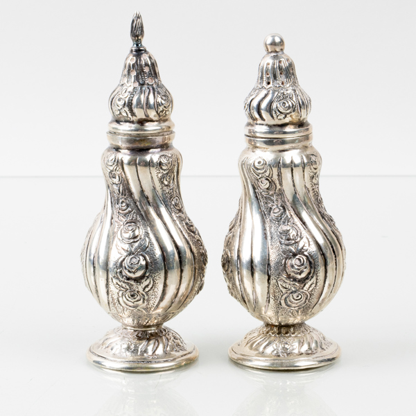STRÖARE, 2 st, silver, tot vikt ca 110 g