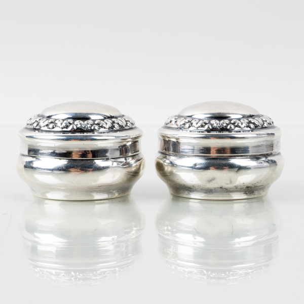 DOSOR, 1 par, silver, Carl Herdin (Falun, 1820-1864/67), 1844, vikt ca 40 g
