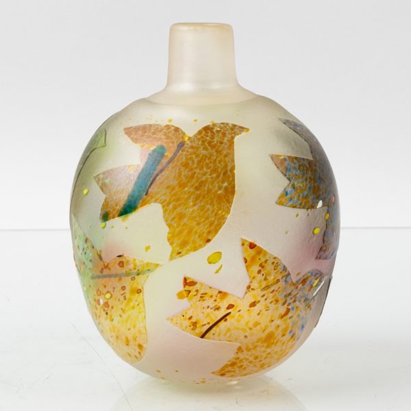 BERTIL VALLIEN, vas, glas, Boda Ateljé, 1900-talets andra hälft, signerad