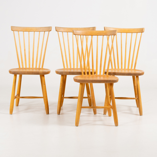 CARL MALMSTEN, 4 st stolar, "Lilla Åland", Stolab, 1987