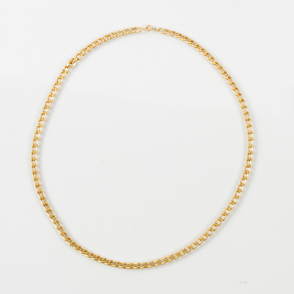 HALSKEDJA, 18k guld, vikt ca 17,5 g
