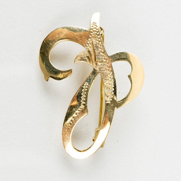 BROSCH, 14k guld, vikt ca 1,8 g
