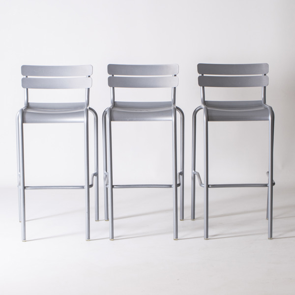 FRÉDÉRIC SOFIA, 3 st barstolar, "Luxembourg", Fermob, 2000-tal