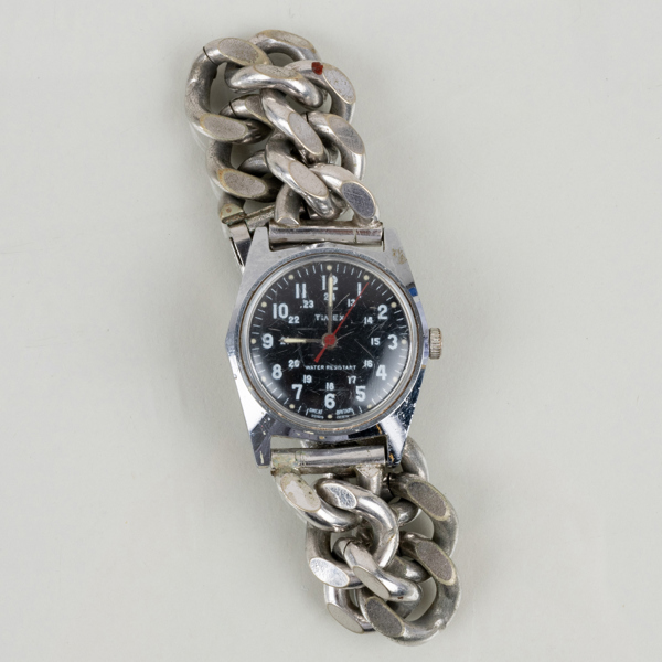 TIMEX, herrarmbandsur, stål, 1900-talets andra hälft