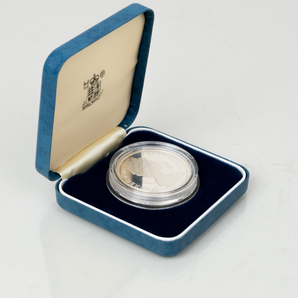 MYNT, silver, Elizabeth II, HRH Prince of Wales and lady Diana Spencer, England, 1981, vikt ca 28,4 g