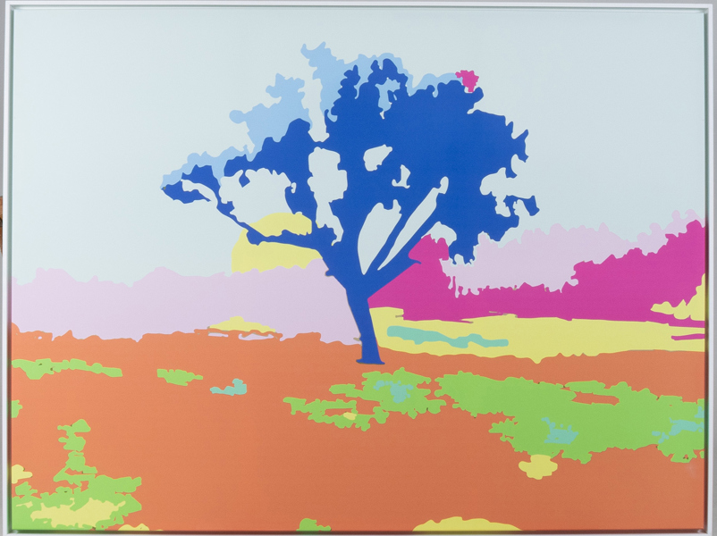 OKÄND KONSTNÄR, oljetryck på duk, 2000-tal, ca 155 x 205 cm