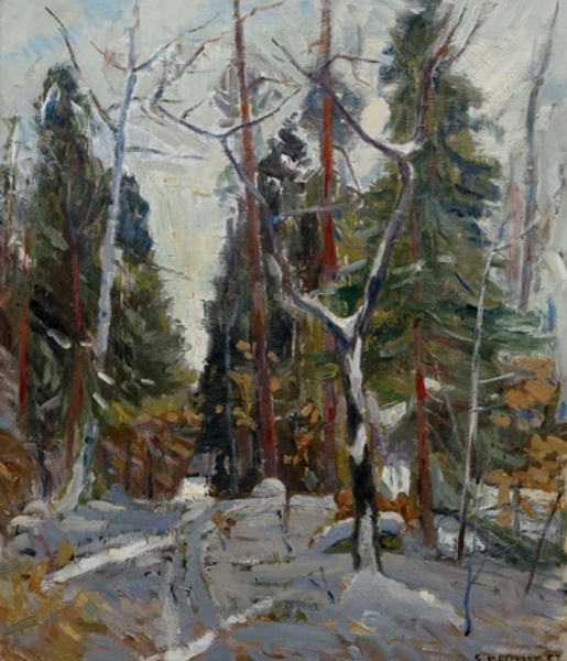NILS ENGQUIST (1905-1991), olja på pannå, signerad och daterad -53