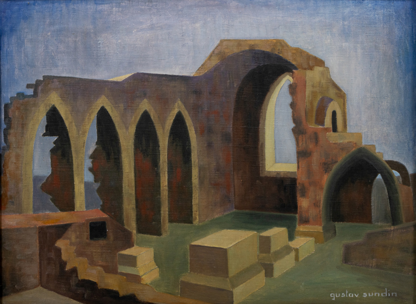 GUSTAV SUNDIN (1888-1964), olja på duk, signerad