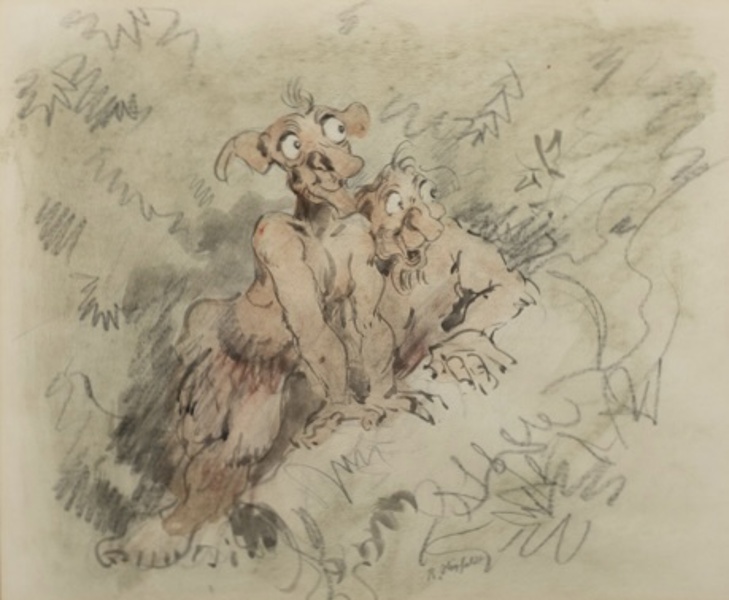 ROBERT HÖGFELDT (1894-1986), akvarell, signerad