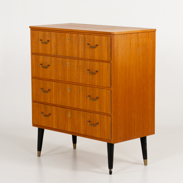 BYRÅ, teak, 1950-/60-tal
