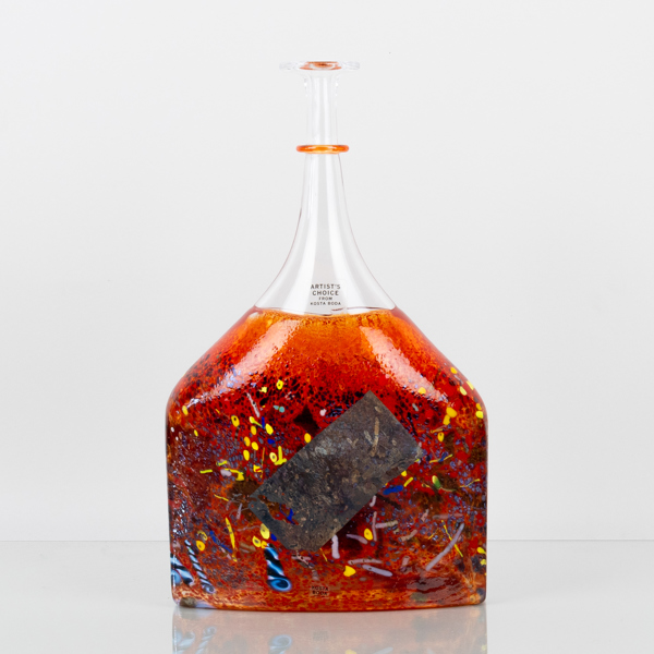 BERTIL VALLIEN, vas / flaska, glas, Kosta Boda, signerad