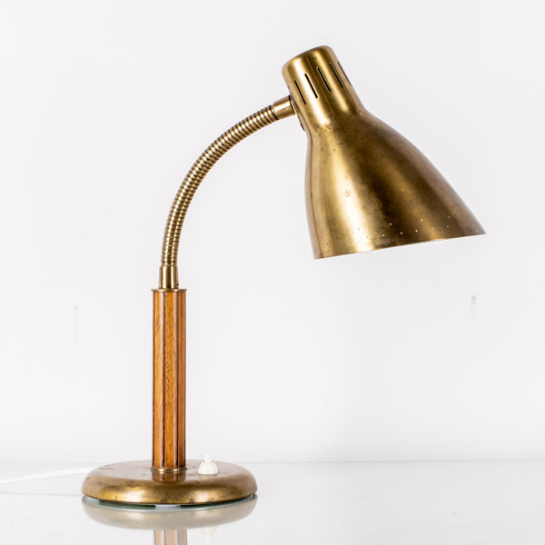 HARALD NOTINI (1879-1959), bordslampa, mässing, modell "15542", Arvid Böhlmarks Lampfabrik, 1940-/50-tal