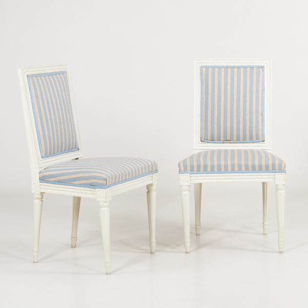 STOLAR, 1 par, gustaviansk stil, 1800-/1900-tal