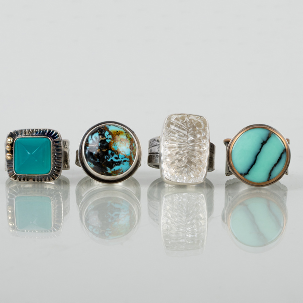 RINGAR, 4 st, silver, 1900-/2000-tal