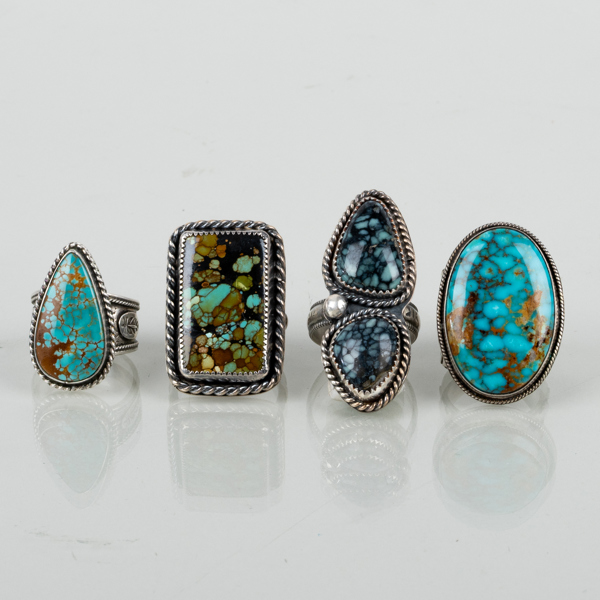 RINGAR, 4 st, silver, 1900-/2000-tal