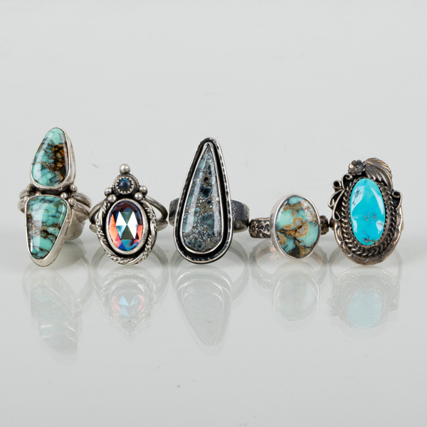 RINGAR, 5 st, silver, 1900-/2000-tal