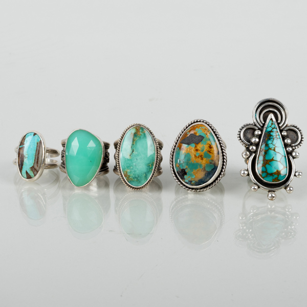 RINGAR, 5 st, silver, 1900-/2000-tal