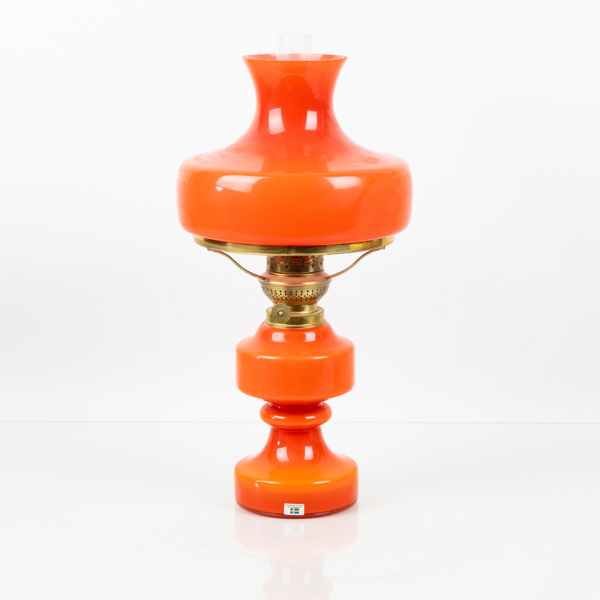 BORDSFOTOGENLAMPA, glas, Lindshammar, 1900-talets andra hälft
