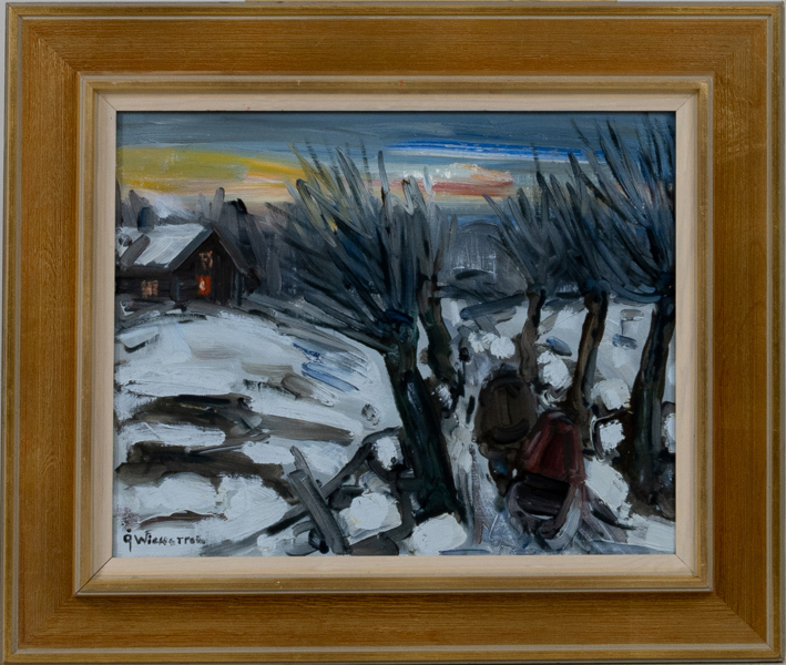 ÅKE WIKSTRÖM (född 1927), olja på duk, signerad
