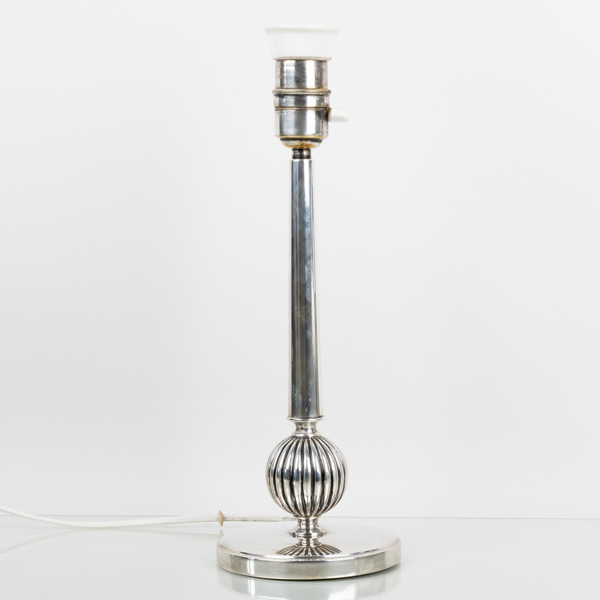 BORDSLAMPA, silver, CG Hallberg, Stockholm 1930
