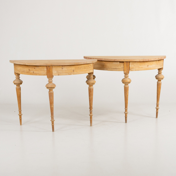 MÅNBORD, 1 par, 1800-/1900-tal