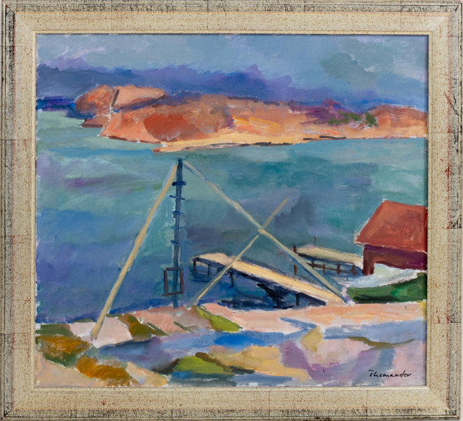 HARRY THOMANDER (1916-1998), olja på duk, signerad