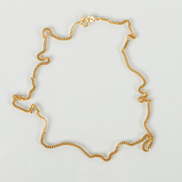 HALSKEDJA, 18k guld, vikt ca 6 g