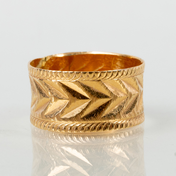 RING, 18k guld, vikt ca 2 g