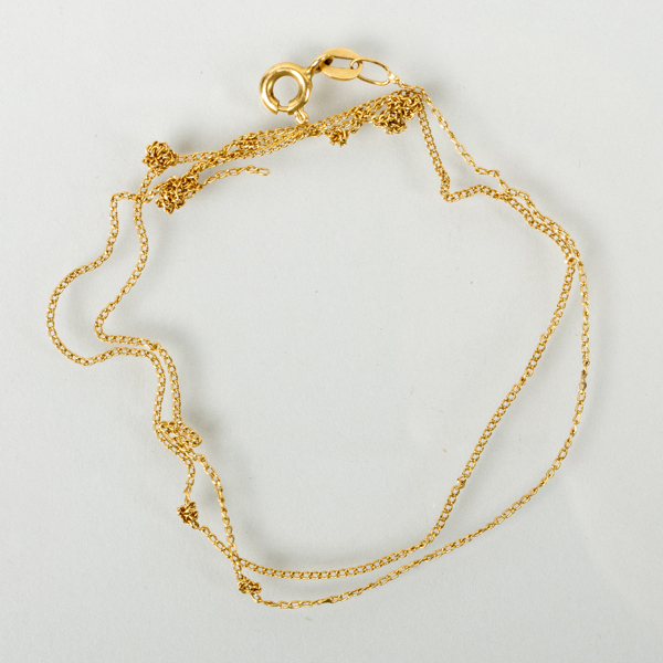 HALSKEDJA, 18k guld, vikt ca 1,2 g