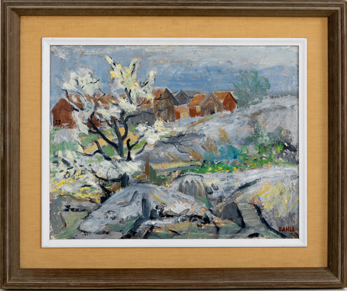 GUSTAF ADOLF FAHLE (1906–1989), olja på duk, signerad och daterad -56