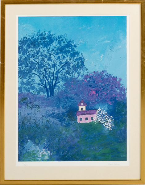 KARIN OLSSON (1928-2006), färglitografi, signerad och numrerad 82/250