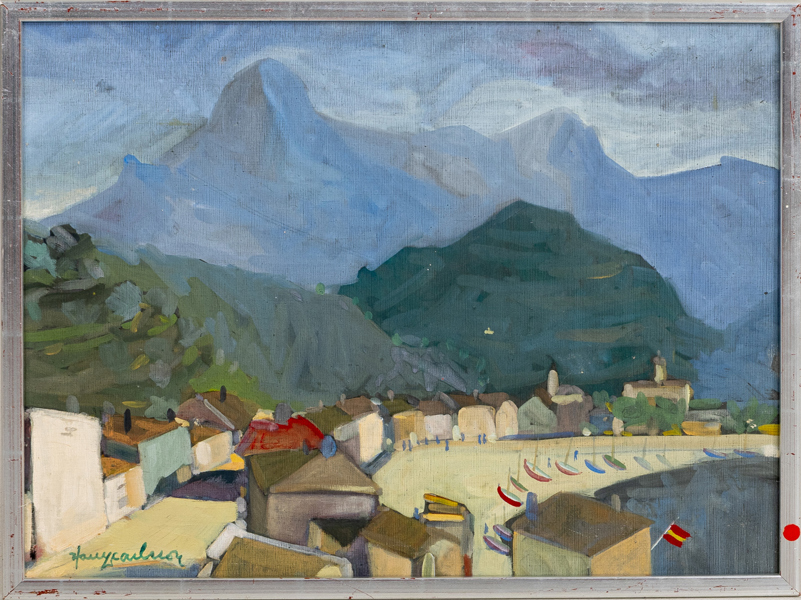 HARRY CARLSSON (1913-1992), olja på pannå, signerad