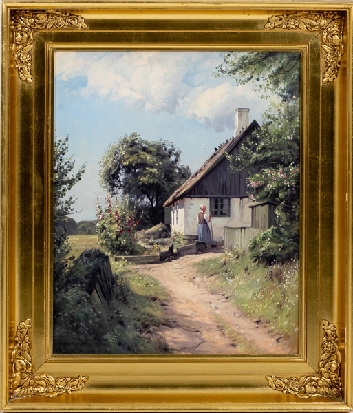 NIELS WALSETH (1914-2001), olja på duk, signerad