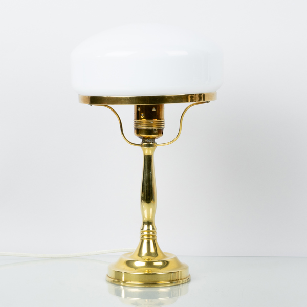 BORDSLAMPA, Strindbergslampa, mässing, 1900-talets andra hälft