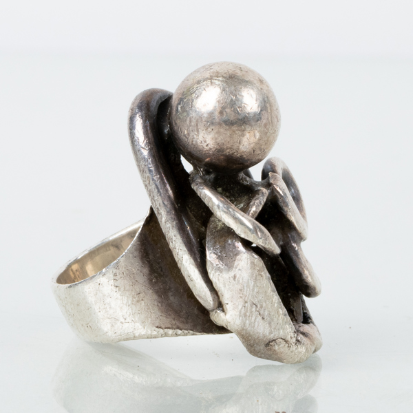 JÖRGEN FRUERGAARD, ring, sterlingsilver, Norrköping 1972