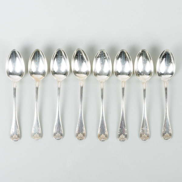 SKEDAR, 8 st, silver, GAB, 1926, tot vikt ca 300 g