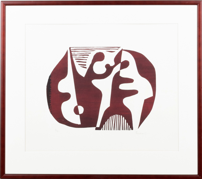 BO BESKOW (1906-1989), färglitografi, signerad och numrerad 1/2