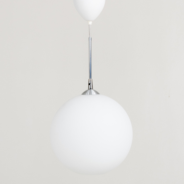 TAKLAMPA, vitt glas, Belid, 1900-/2000-tal