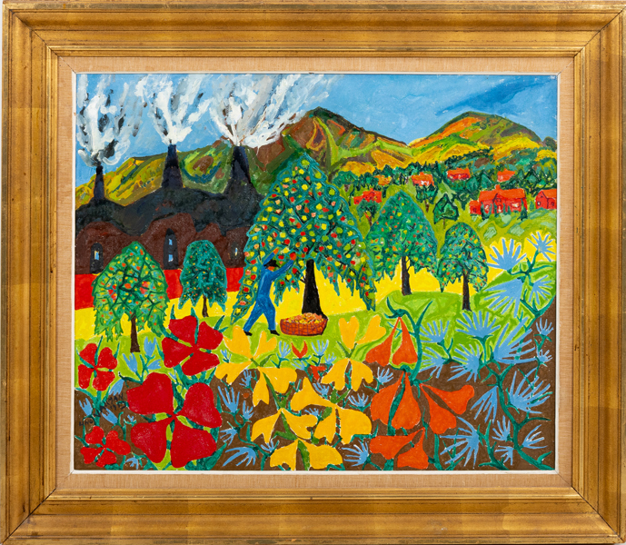 UNO VALLMAN (1913-2004), olja på duk, signerad och daterad 1953