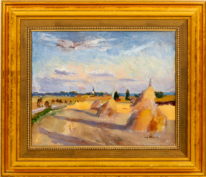 KALLE EKLUND (1891-1964), olja på pannå, signerad