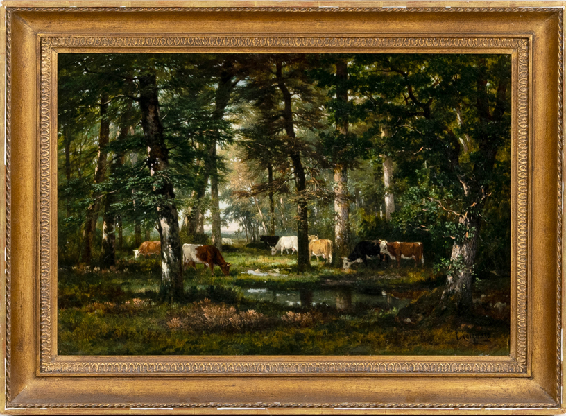 LOUIS COIGNARD (Frankrike, 1812-1883), olja på duk, signerad
