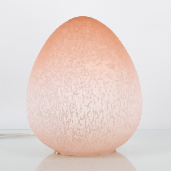 BORDSLAMPA, glas, 1900-talets andra hälft