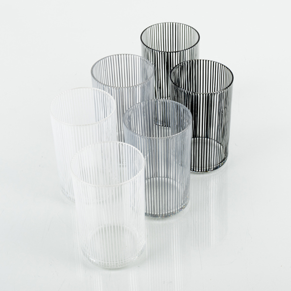 BENGT ORUP, 6 st, selterglas, glas, "Strikt", Johansfors
